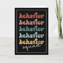 Retro Behavior Squad Behavioral Therapist