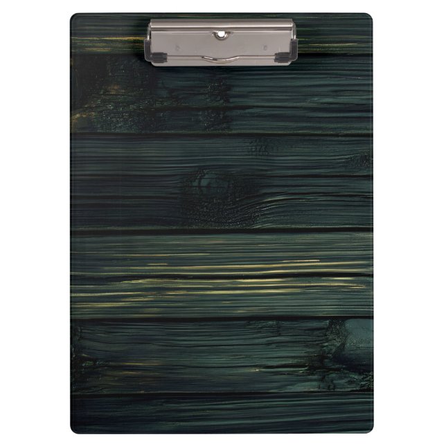 Retro Beige Bamboo Texture Pattern Clipboard Klemmbrett (Vorderseite)