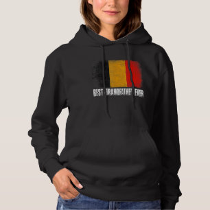 Retro Belgien Flag Bester Großvater je Vater Hoodie