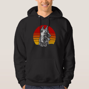 Retro Belgium Malinois 3 Hoodie