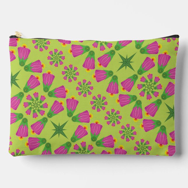 Retro Bell Blume Mandalas Großer Beutel (Vorderseite)