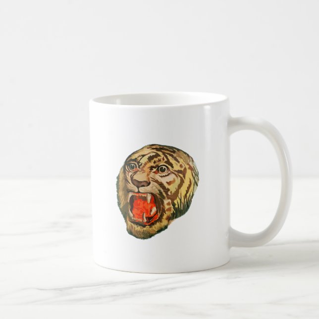 Retro bengalischer Tiger Tasse (Rechts)