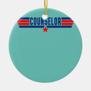Retro Berater Lustig Schulberater Leben Keramik Ornament
