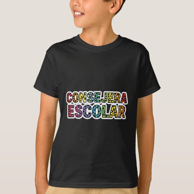Retro Beratungslehrer Leopard Beratungslehrer T-Shirt (Vorderseite)