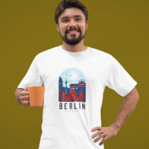 Retro Berlins Silhouette Deutschland 