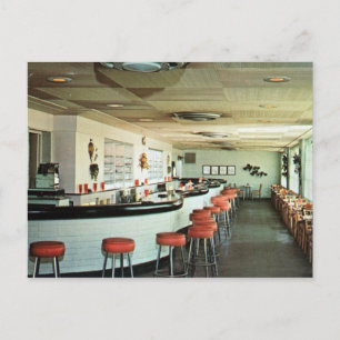 Retro Bermuda-Zimmerbar Vintage Postkarte