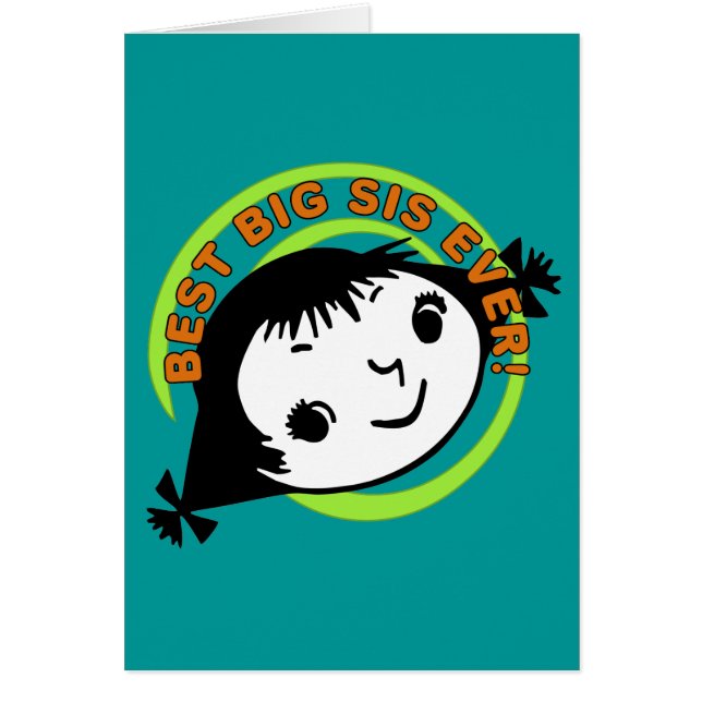 Retro Best Big Sis Ever (Vorne)