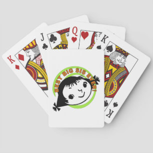 Retro Best Big Sister Ever Spielkarten