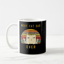 Retro Best Cat Vater Ever Cat Lover Funny Cat Dadd