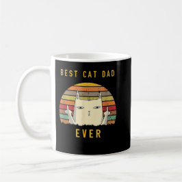 Retro Best Cat Vater Ever Cat Lover Funny Cat Dadd Kaffeetasse