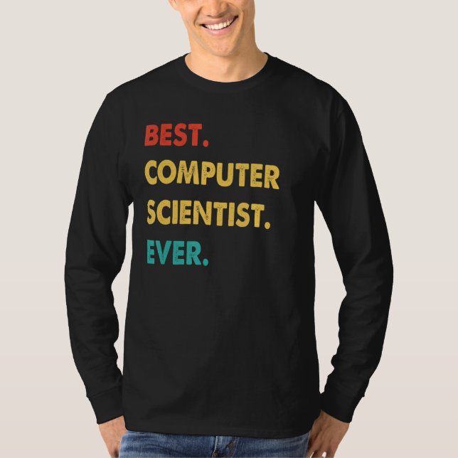 Retro Best Computer Scientists aller Zeiten T-Shirt (Vorderseite)
