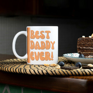Retro Best Daddy Ever Foto Tasse