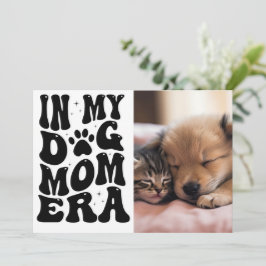 Retro Best Dog Mama Card - Geburtstag oder Muttert Karte