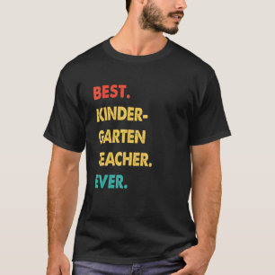 Retro Best Kindergarten Lehrer je T-Shirt