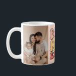 Retro Best Mama je benutzerdefiniertes Foto Kaffeetasse<br><div class="desc">Feiern Sie die phantastische Mutter in Ihrem Leben mit der "Retro Best Mama je Custom Foto Coffee Tasse". Diese stilvolle Tasse zeigt eine fett Vintag inspirierte Typografie, die "Beste Mama je" und ein individualisierbares Foto Ihrer Wahl enthält. Das Design erinnert mit seinem Retro-Flair an ein Gefühl der Nostalgie und macht...</div>