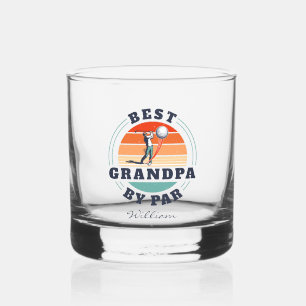 Retro Best Opa Par Vatertag Personalisiert Whiskyglas