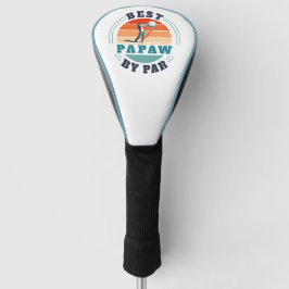 Retro Best Papa by Par Custom Opa Golf Headcover