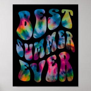 Retro Best Summer Ever Camp Counselor Grill Bbq Au Poster