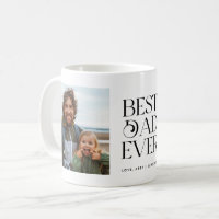 Retro Best Vater Ever Foto Kaffeepause Tasse
