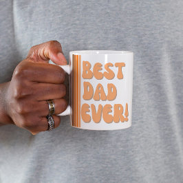 Retro Best Vater Ever Foto Tasse