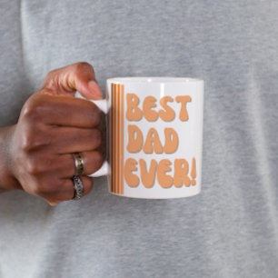 Retro Best Vater Ever Foto Tasse