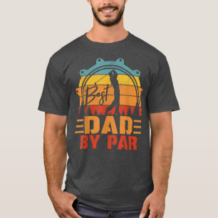 Retro Best Vater Par Funny Golf Pappa T-Shirt
