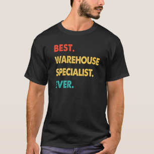 Retro Best Warehouse Specialist je T-Shirt