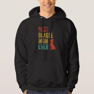 Retro Beste Beagle-Mama Aller Zeiten Mama Hundebes Hoodie