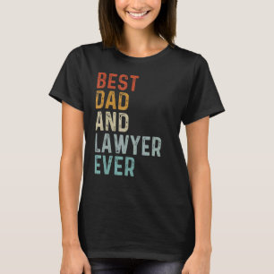 Retro-Bester Vater und Anwalt aus den 1970ern T-Shirt