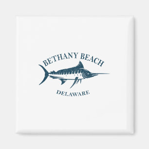 Retro Bethany Beach Delaware Vintages Fischerboot Magnet