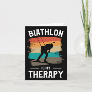 Retro Biathlon ist mein Therapiebiathlet Karte