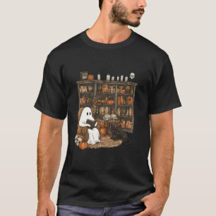 Retro Bibliothekar Bücherregal Lehrer Boujee Geist T-Shirt