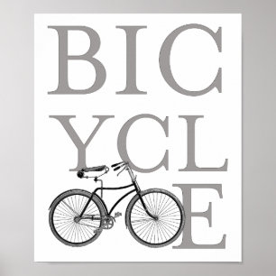 Retro Bicycle Poster
