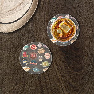 Retro-Biermarken Untersetzer