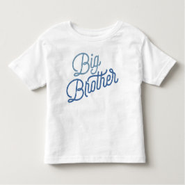 Retro Big Brother Colorful Blue Kleinkind T-shirt
