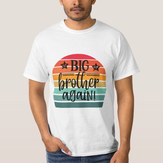Retro Big Bruder wieder T-Shirt (Vorderseite)
