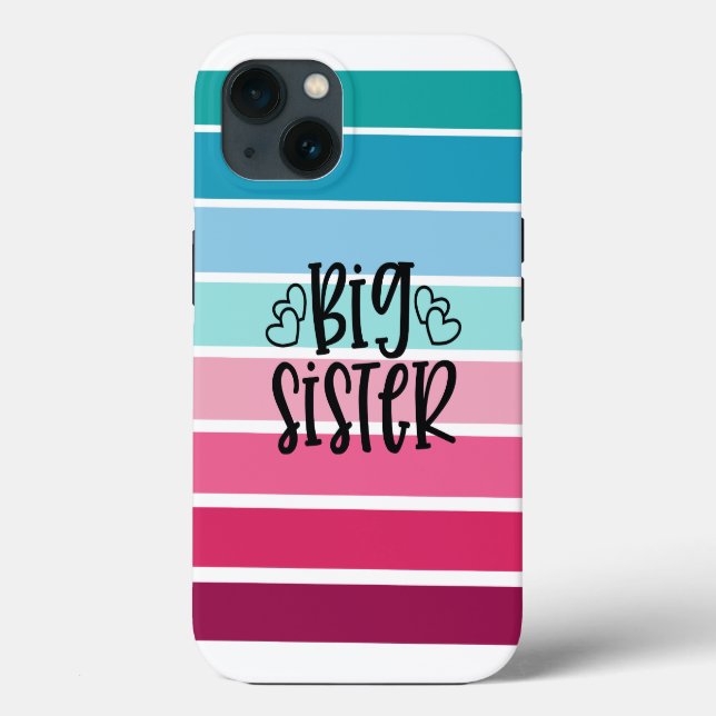 Retro Big Sister Case-Mate iPhone Hülle (Rückseite)