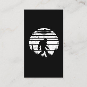 Retro Bigfoot Alien Entführung Ufo Fan Visitenkarte