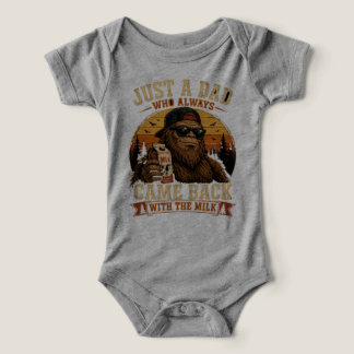 Retro Bigfoot Papa Vater Kam Mit Milch Meme