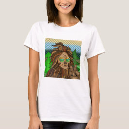 Retro-Bigfoot | Vintag Colors Sasquatch Pop Art Ar T-Shirt