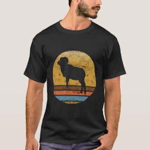 Retro Bighorn Sheep Animal Vintag Style Liebe Anim T-Shirt