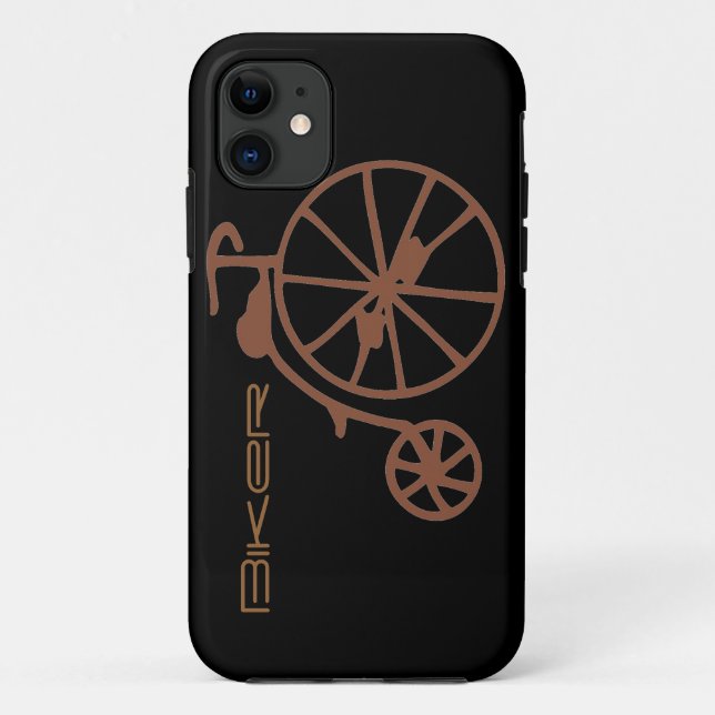 Retro Bike Case-Mate iPhone Hülle (Rückseite)