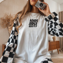 Retro bike Girl Irony black Tri-Blend Shirt