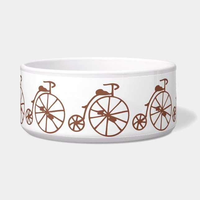 Retro Bike Pet Bowl Napf (Vorderseite)