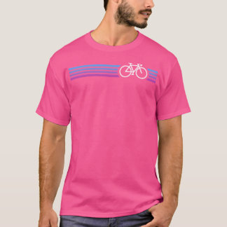 Retro Bike Style Lila T-Shirt