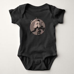 Retro Biker Design - Jump Baby Strampler
