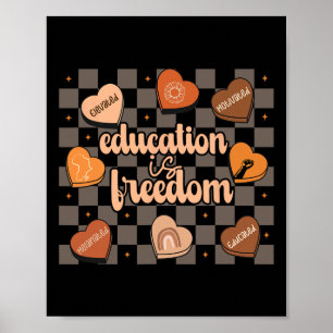 Retro-Bildung ist die freiheitliche afrikanische L Poster