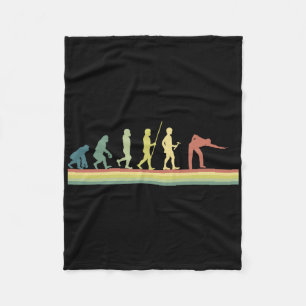 Retro Billiards Evolution Lover Gift Pool Sn Fleecedecke