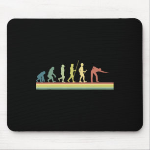 Retro Billiards Evolution Lover Gift Pool Sn Mousepad
