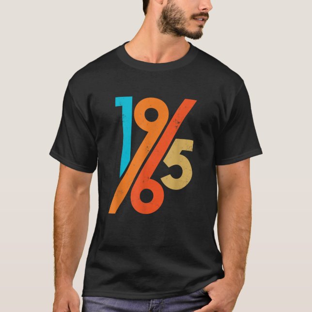 Retro Birthday 60er Style Vintag 1965 T-Shirt (Vorderseite)